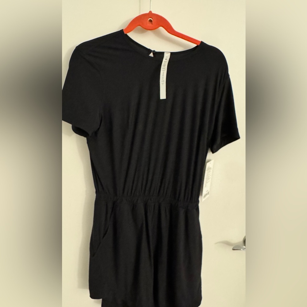 Lululemon lightweight Romper.  Open back.